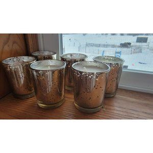 Set of 6 Homemade Soy Wax Candles